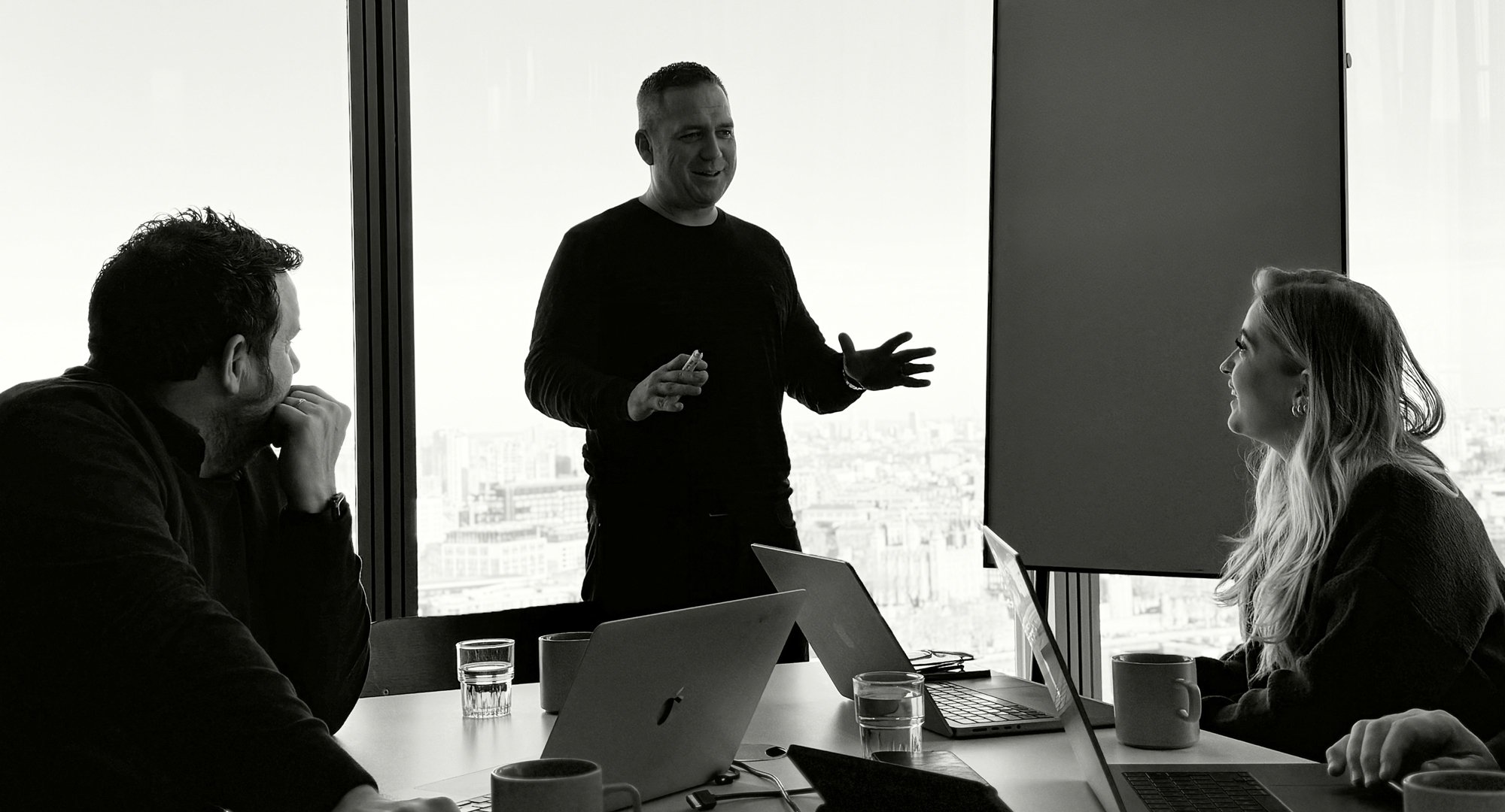 Made Agency team Workshopping at The Shard